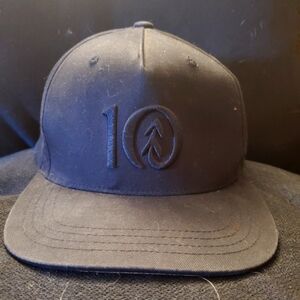 Tentree adjustable baseball hat with cork accent and embroidered logo
